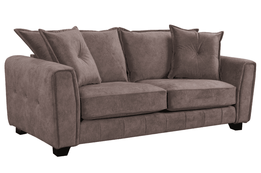 Somerford Chocolate Fabric 3+1+1 Seater Sofa Set