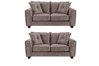 Somerford  Fabric Chocolate 2+2 Seater Sofa  Set