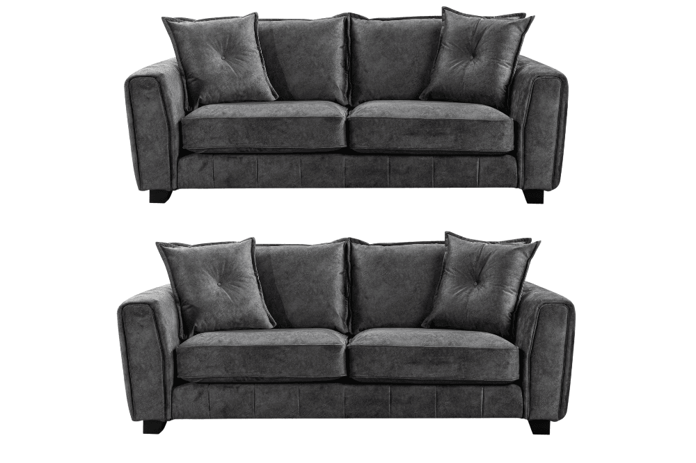 Somerford Grey Fabric 3+3 seater Sofa  Set
