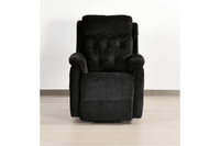 Bilbury Black Fabric Rise & Recline Mobility Chair - Furniture Instore