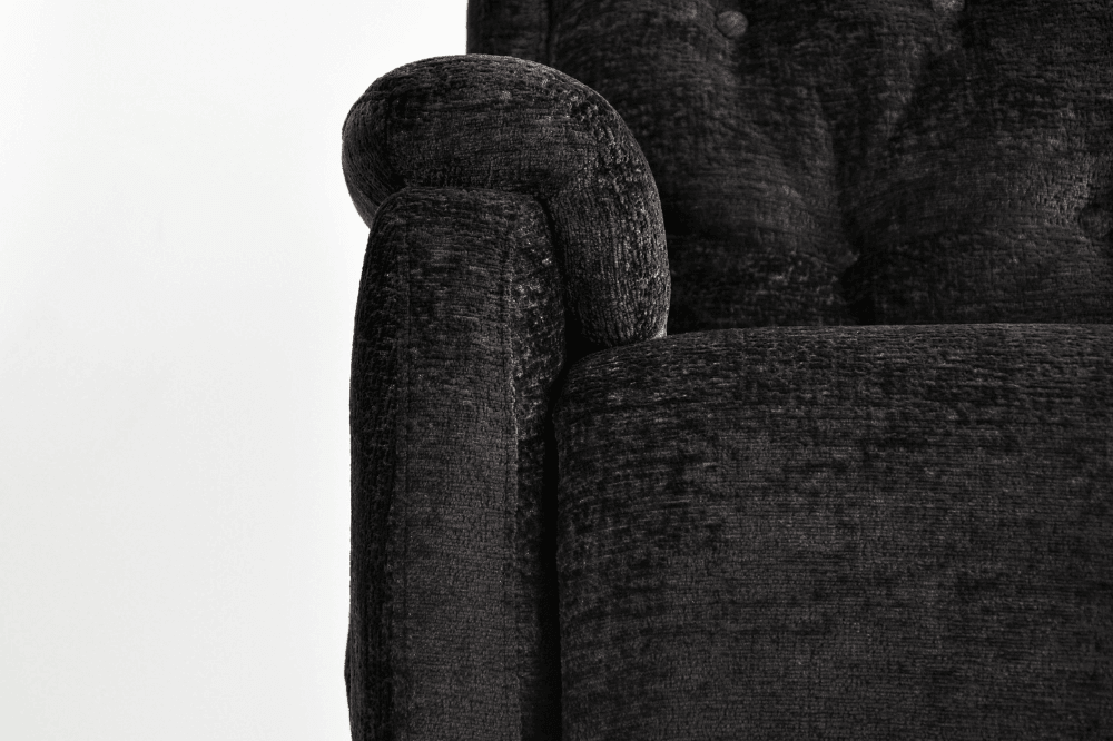 Bilbury Black Fabric Rise & Recline Mobility Chair