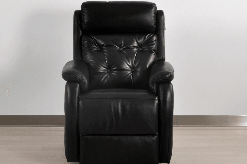 Bilbury Genuine Leather Black Rise & Recline Mobility Chair