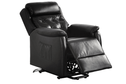 Bilbury Genuine Leather Black Rise & Recline Mobility Chair