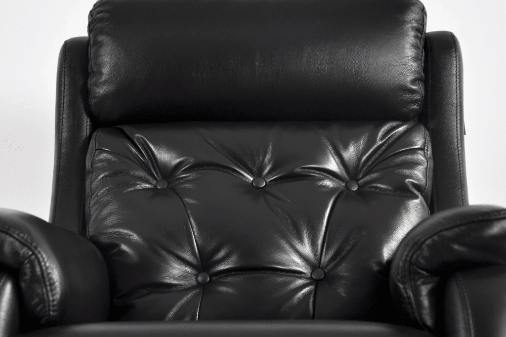 Bilbury Genuine Leather Black Rise & Recline Mobility Chair