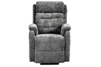 Bilbury Grey Fabric Rise & Recline Mobility Chair - Furniture Instore