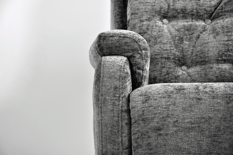 Bilbury Grey Fabric Rise & Recline Mobility Chair - Furniture Instore