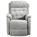 Bilbury Light Grey Fabric Rise & Recline Mobility Chair