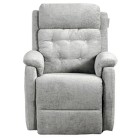 Bilbury Light Grey Fabric Rise & Recline Mobility Chair