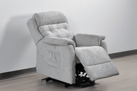 Bilbury Light Grey Fabric Rise & Recline Mobility Chair - Furniture Instore