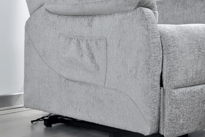 Bilbury Light Grey Fabric Rise & Recline Mobility Chair