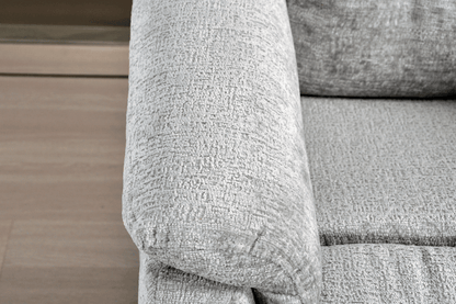 Bilbury Light Grey Fabric Rise & Recline Mobility Chair