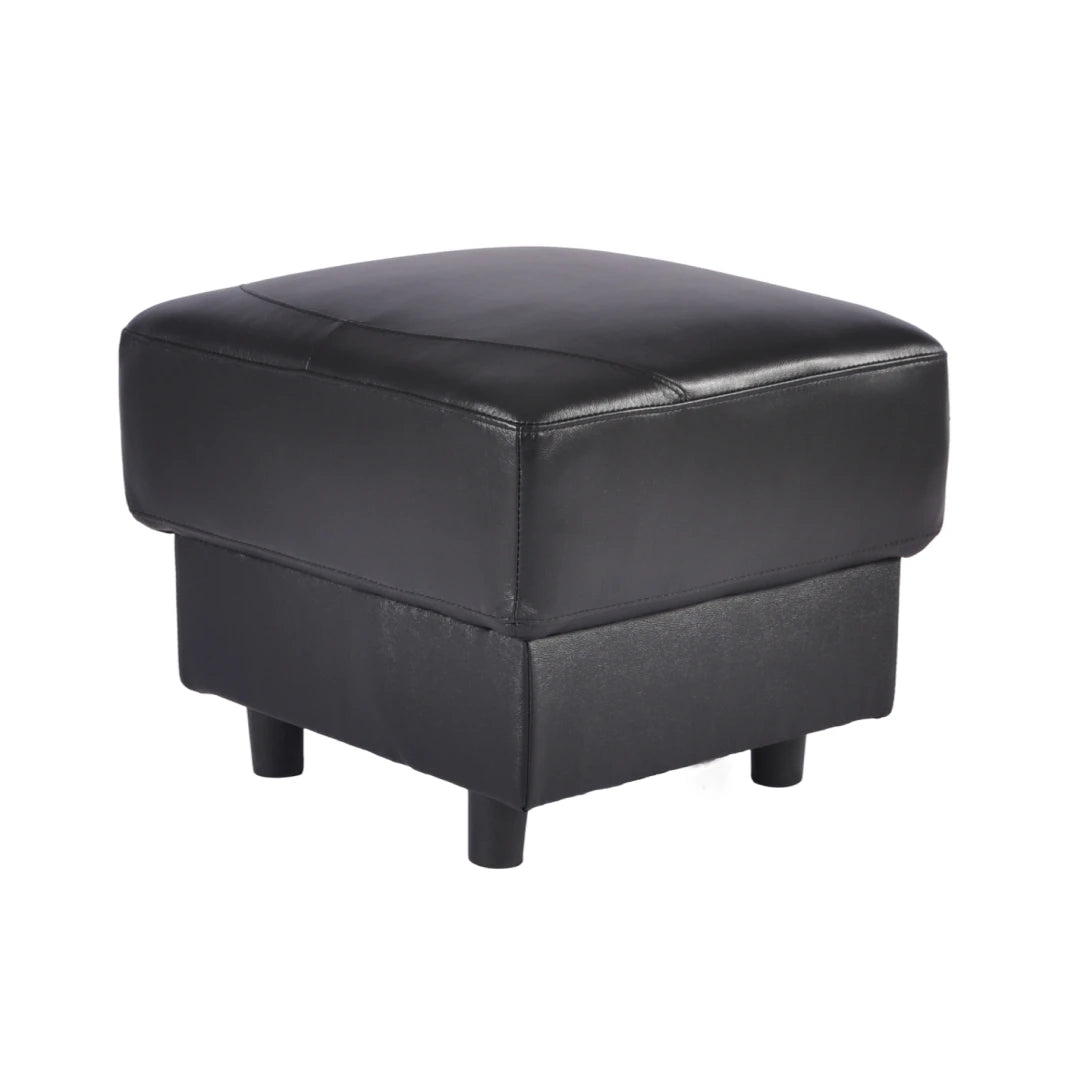 Rivello Black Footstool