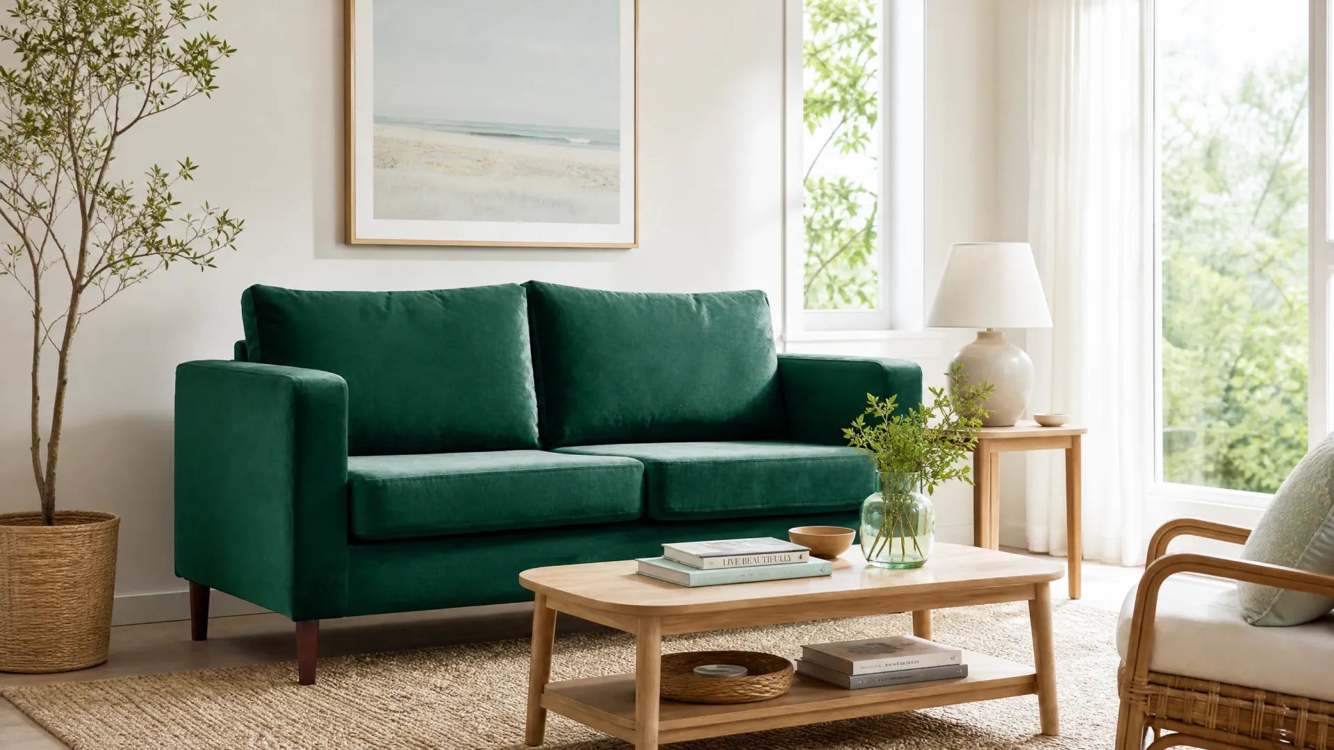 Boxfit Jasper Fabric 2 Seater Sofa - view 6 - Furniture Instore