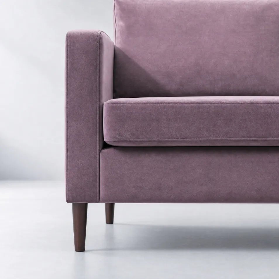 Boxfit Lavender Fabric 2 Seater Sofa - view 4 - Furniture Instore