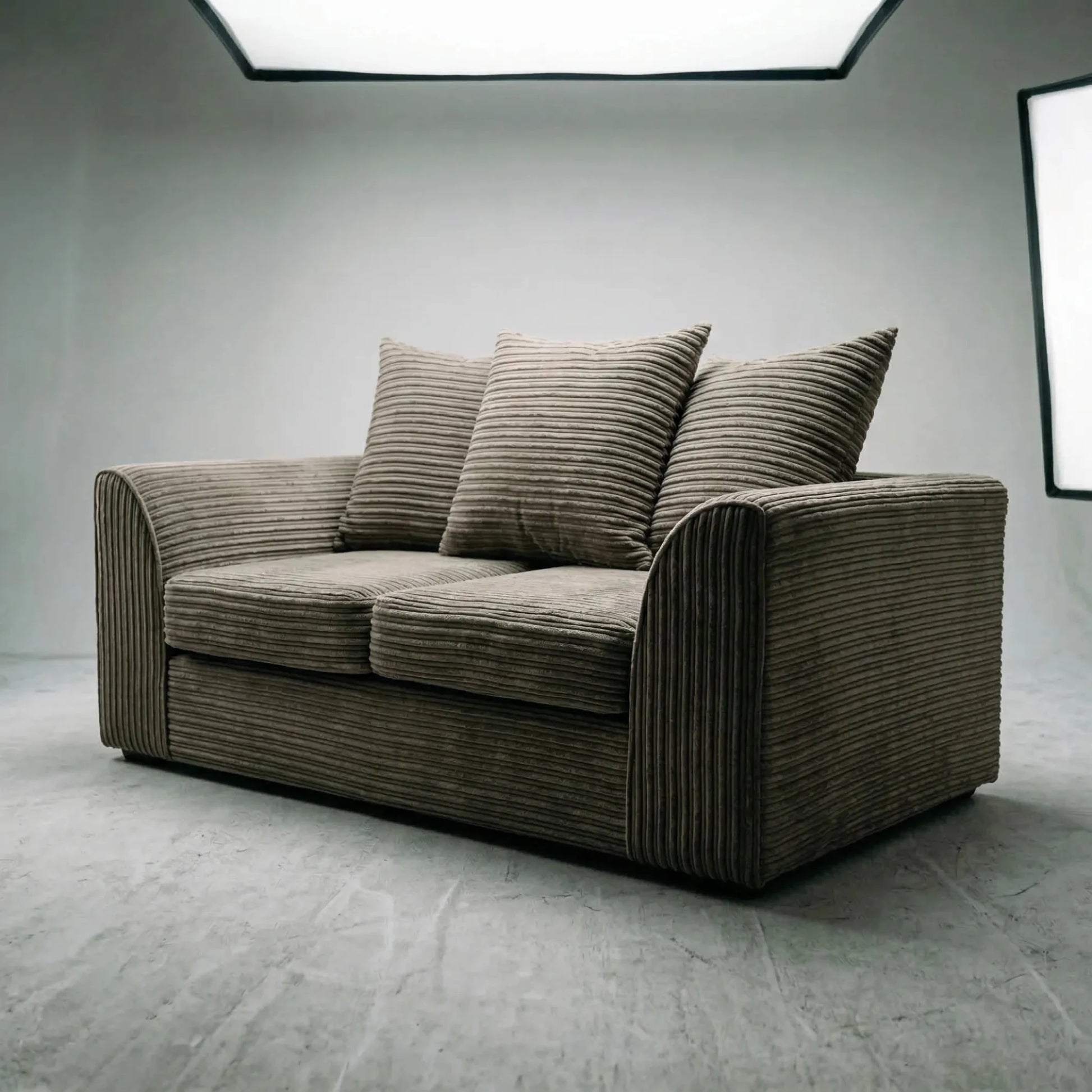 Byron Caramel Fabric 2 Seater Sofa - Furniture Instore