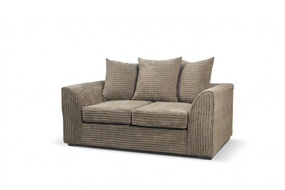 Byron Caramel Fabric 3+2+1 Seater Sofa Set