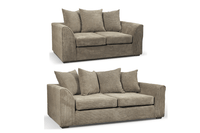 Byron Caramel  Fabric 3+2 Seater Sofa Set