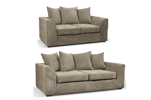 Byron Caramel  Fabric 3+2 Seater Sofa Set