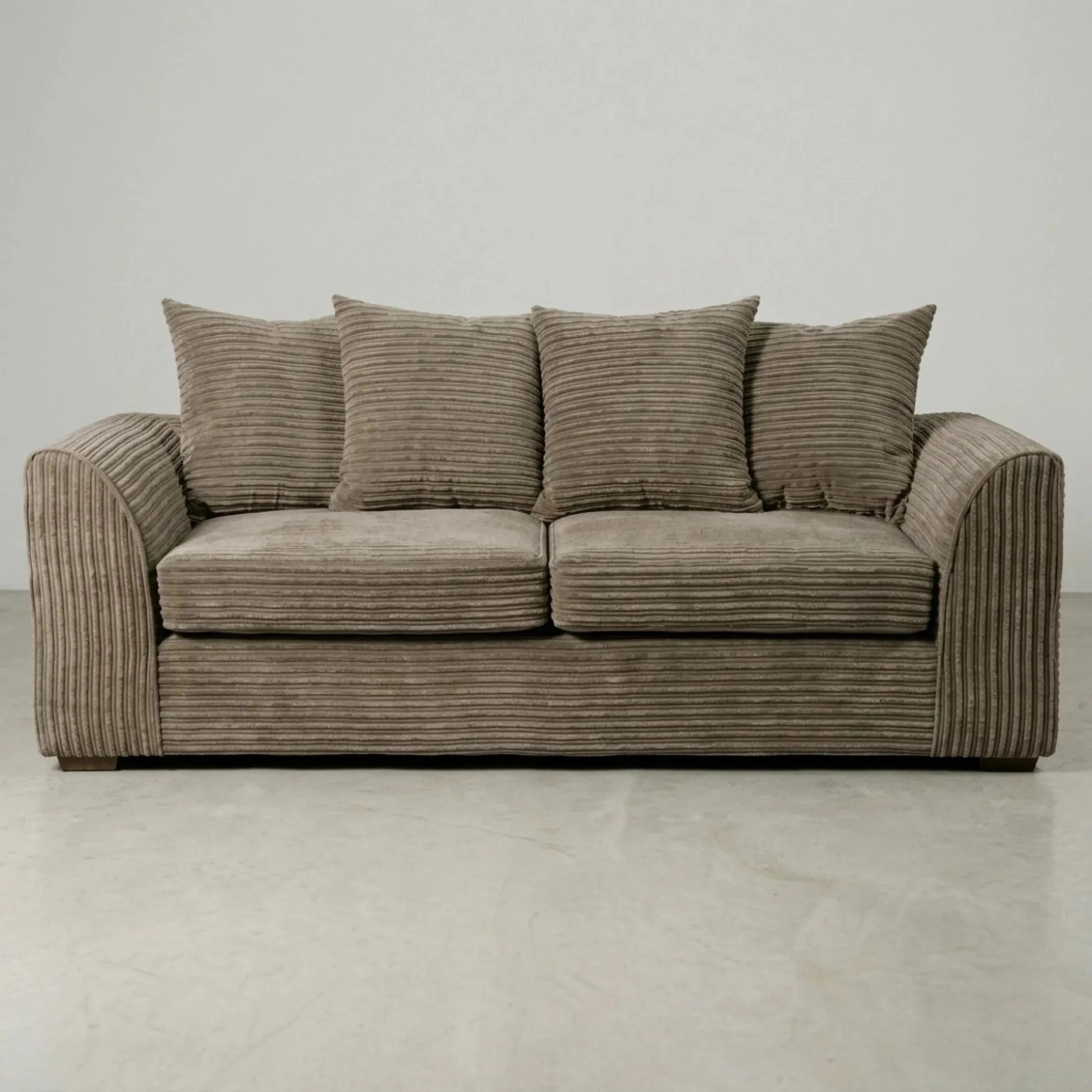Byron Caramel Fabric 3 Seater Sofa - Furniture Instore