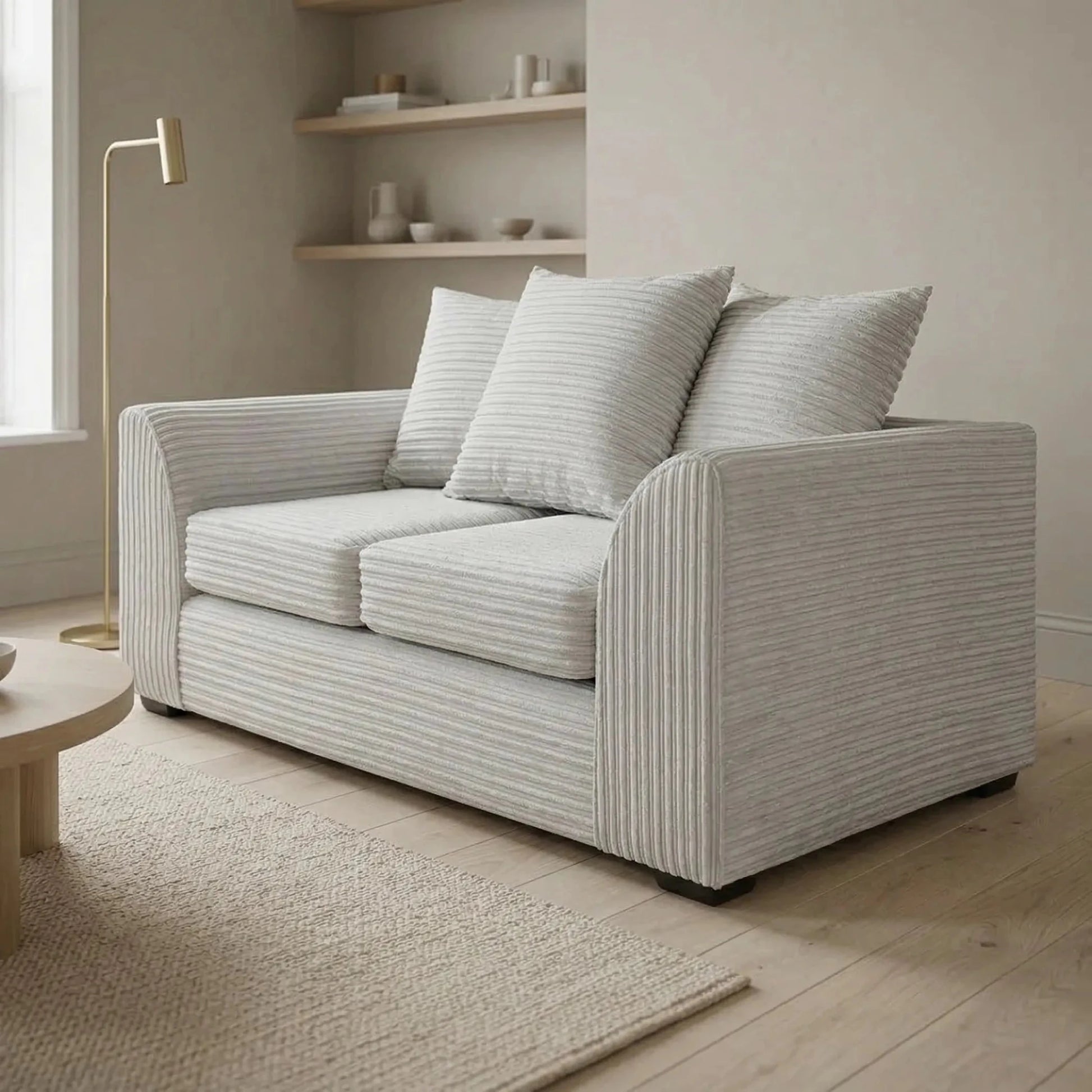 Byron Shark Fabric 2 Seater Sofa - Furniture Instore