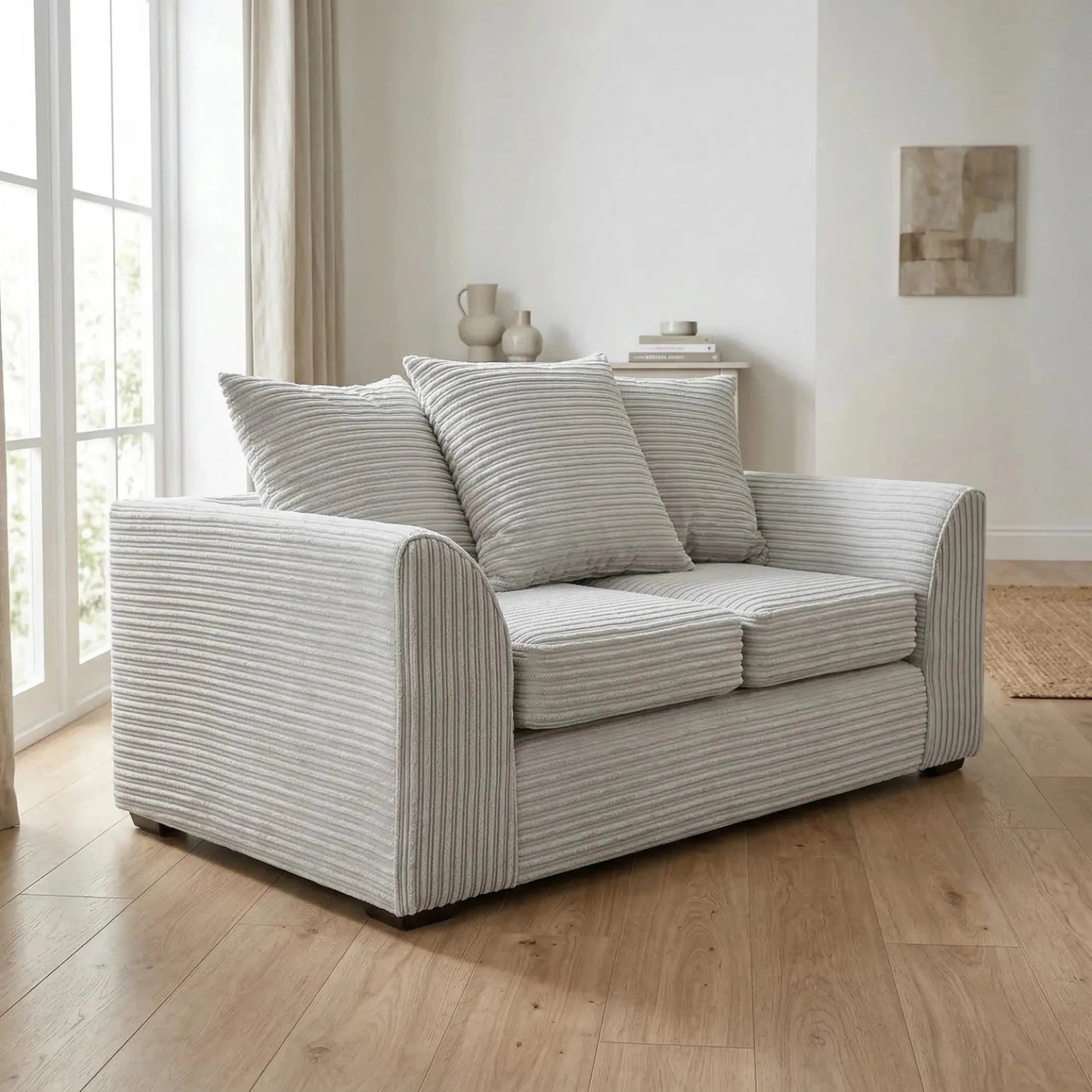 Byron Shark Fabric 2 Seater Sofa - Furniture Instore