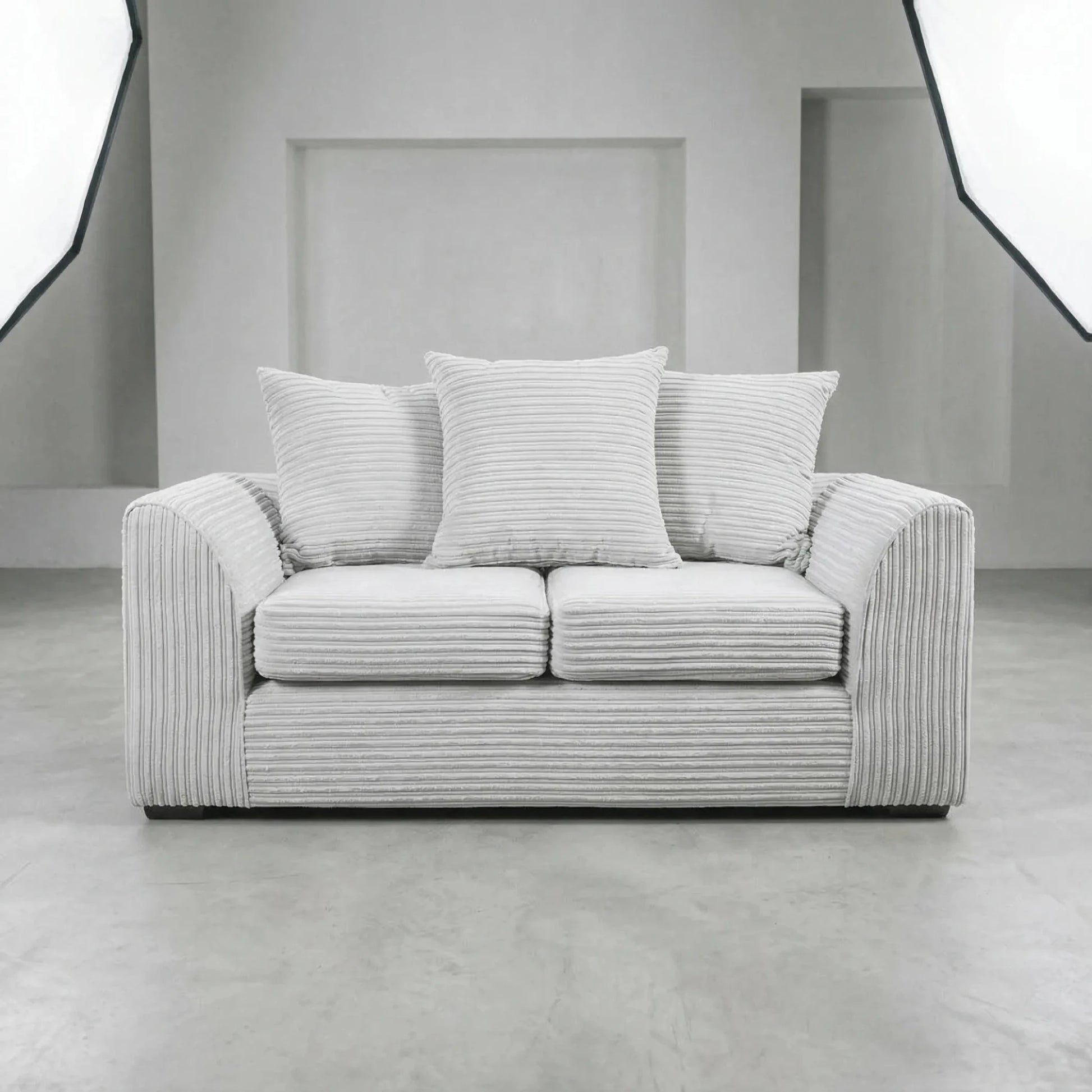 Byron Shark Fabric 2 Seater Sofa - Furniture Instore
