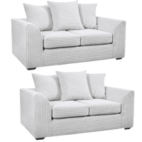Byron Shark Fabric 2+2 Seater Sofa Set