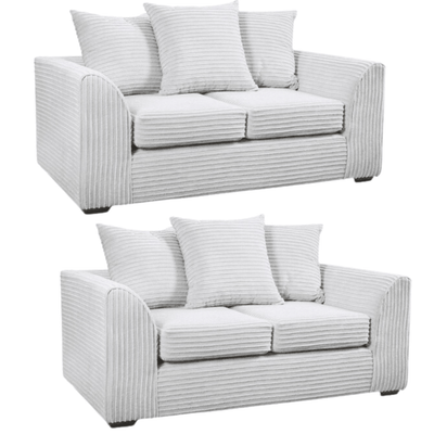 Byron Shark Fabric 2+2 Seater Sofa Set
