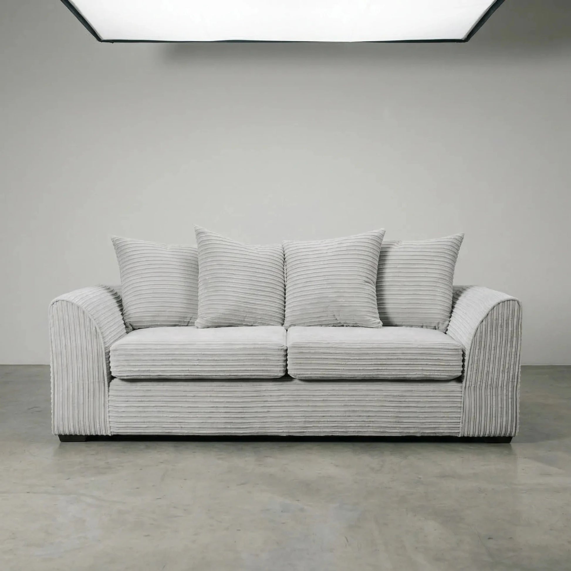 Byron Shark Fabric 3 Seater Sofa - Furniture Instore