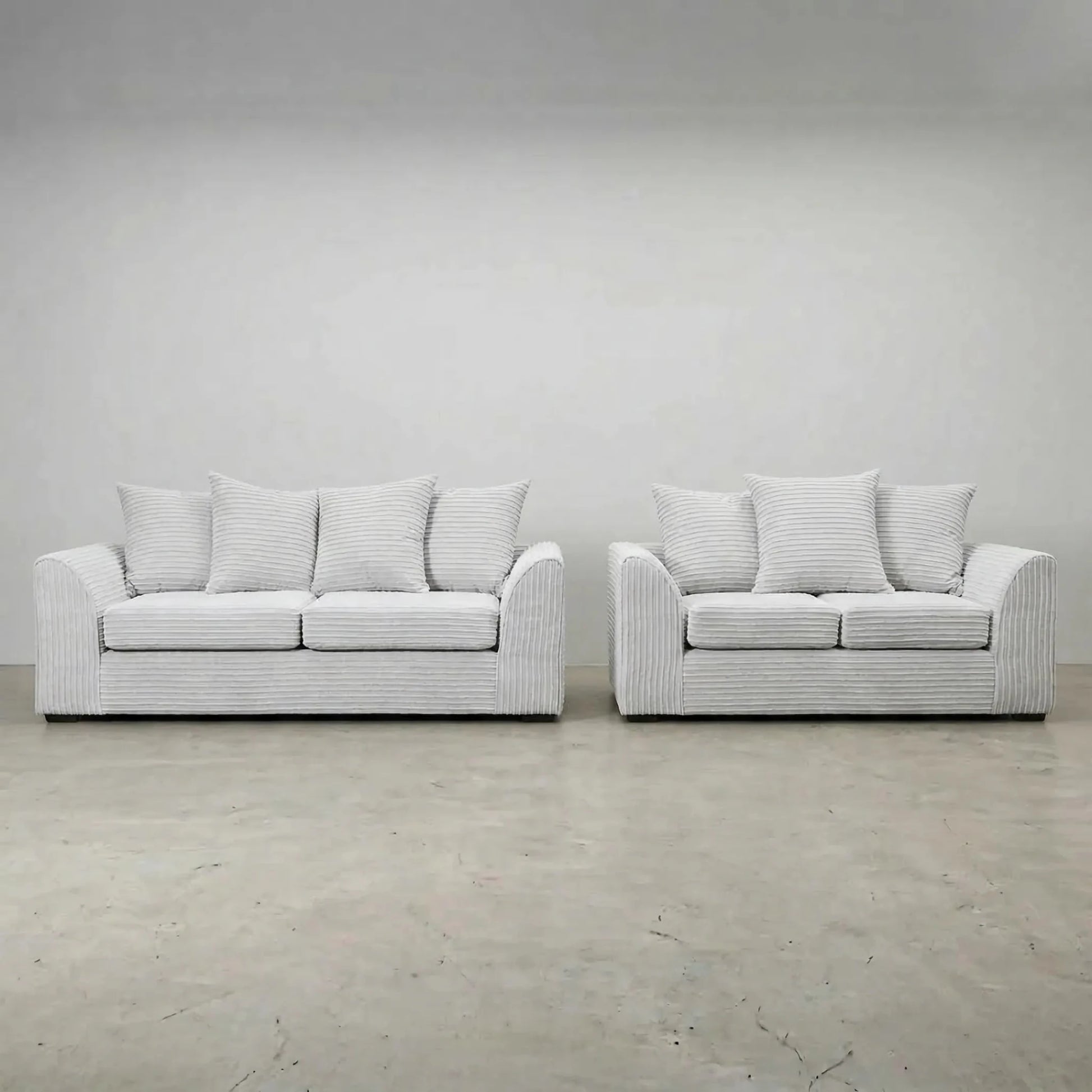 Byron Shark Fabric 3+2 Seater Sofa Set - Furniture Instore