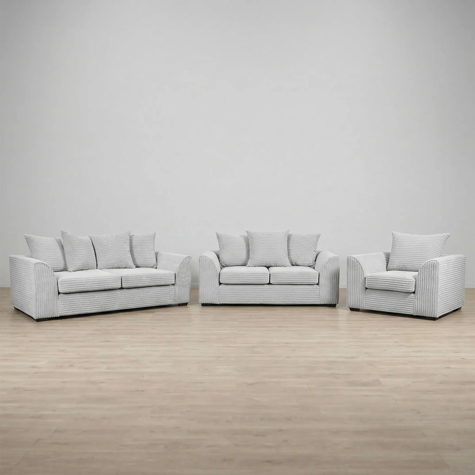 Byron Shark Fabric 3+2+1 Seater Sofa Set - Furniture Instore
