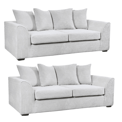 Byron Shark Fabric 3+3 Seater Sofa Set
