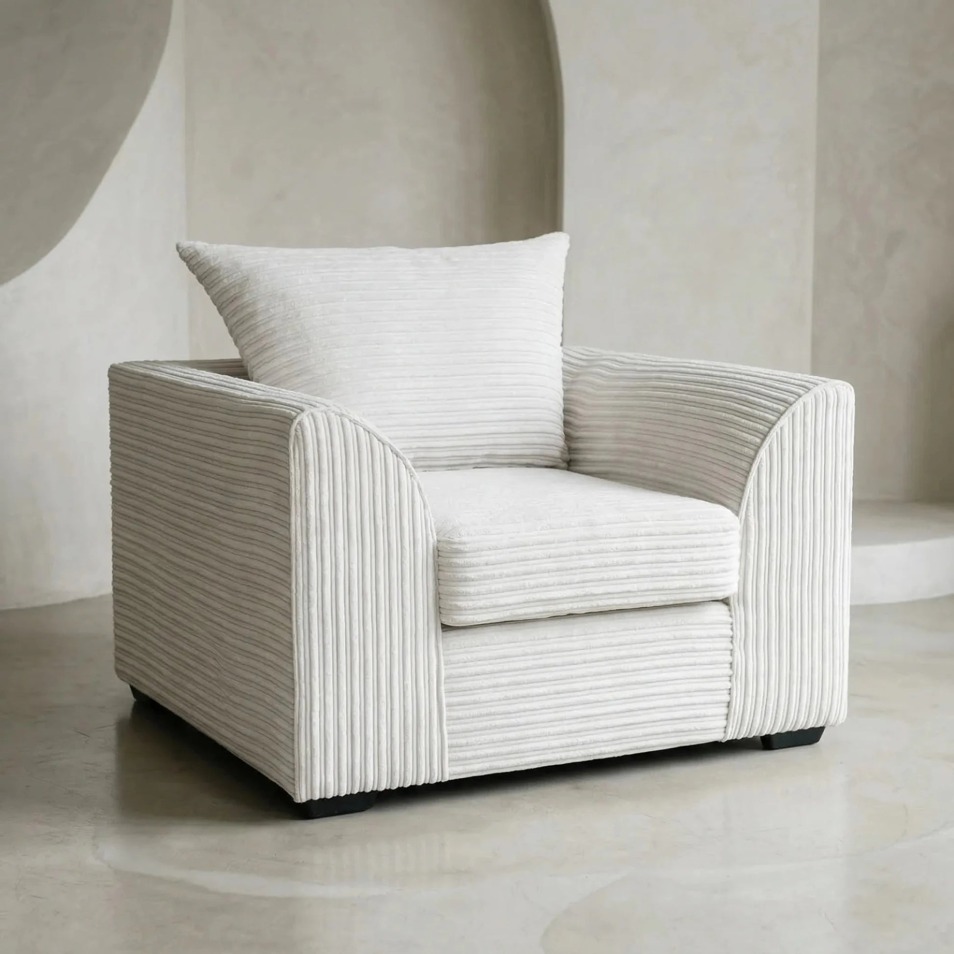 Byron Shark Fabric Armchair!!! - Furniture Instore