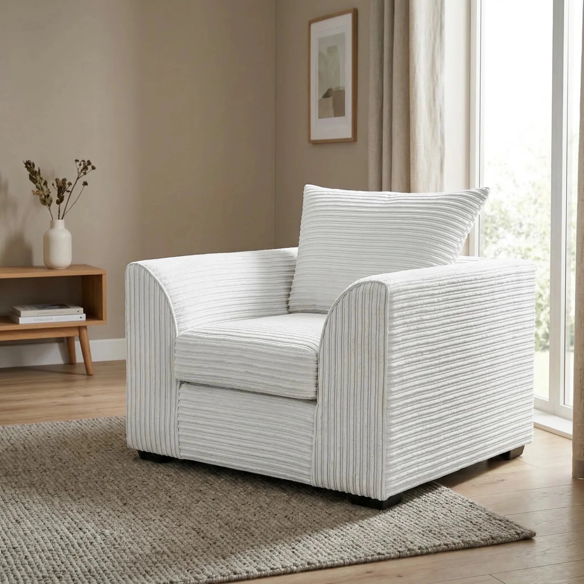 Byron Shark Fabric Armchair!!! - Furniture Instore