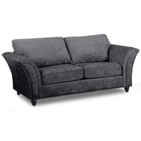 Gray sofa on a white background