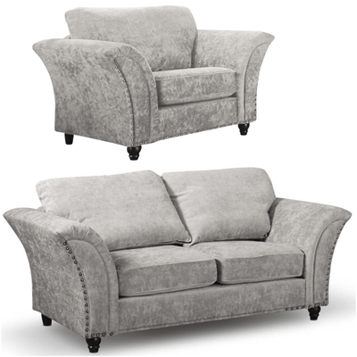 Canterbury Truffle  Fabric 2+1 Seater Sofa Set