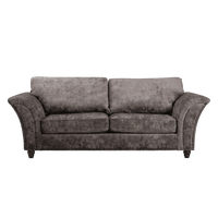 Canterbury Truffle Fabric 3 Seater Sofa