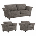 Canterbury Truffle Fabric 3+1+1 Seater Sofa Set