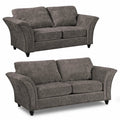 Canterbury Truffle Fabric 3+2 Seater Sofa Set