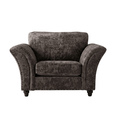 Canterbury Truffle Fabric Armchair
