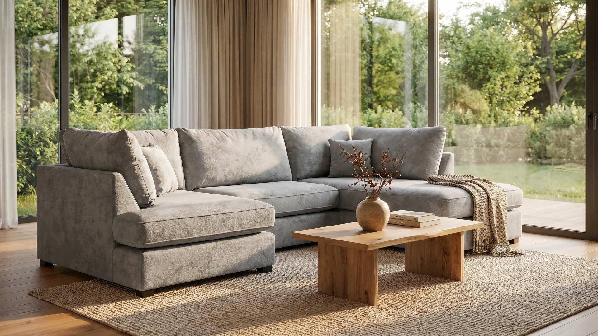 carnaby-grey-fabric-corner-sofa-footstool