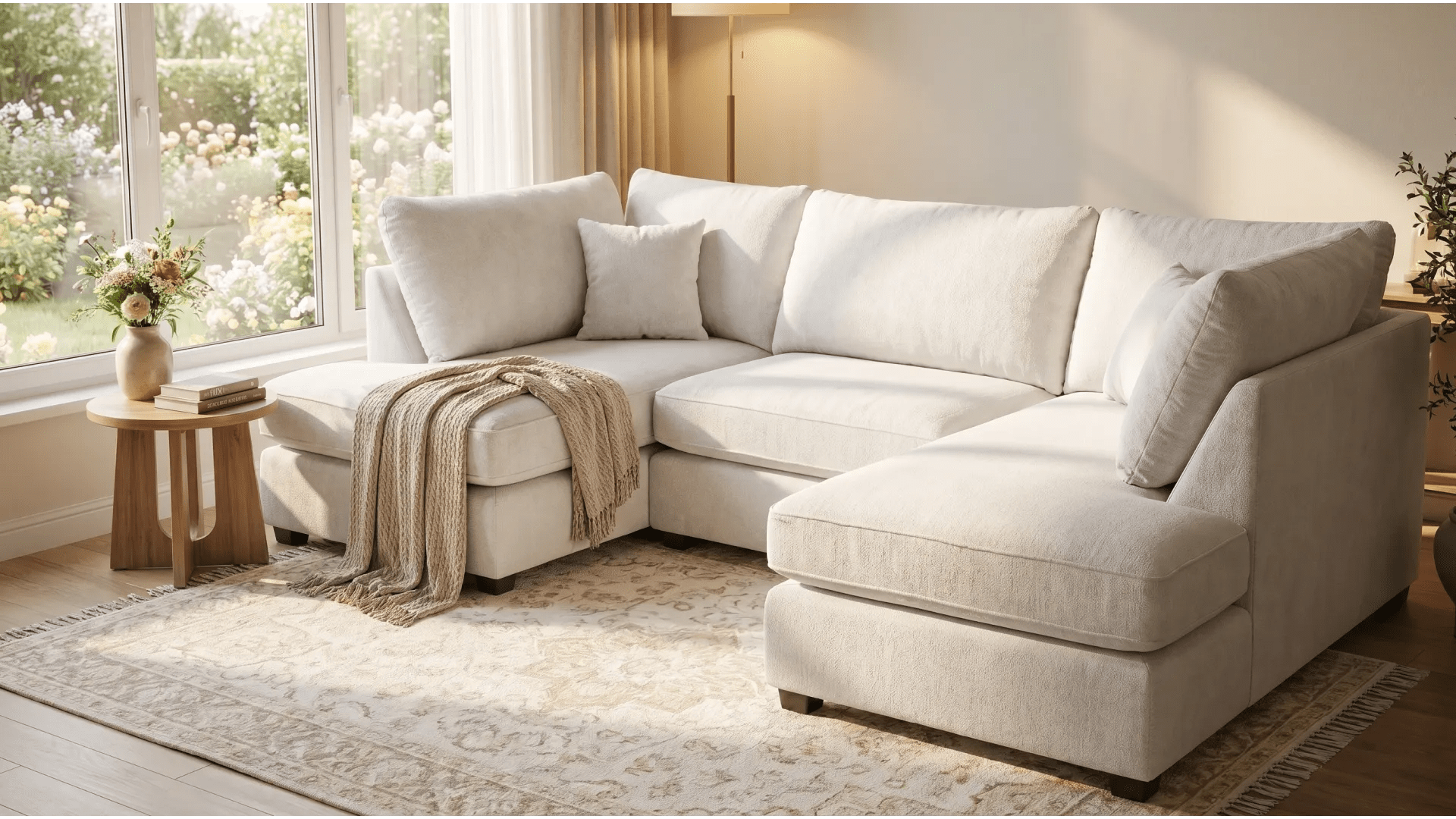 carnaby-silver-fabric-u-shape-corner-sofa-footstool