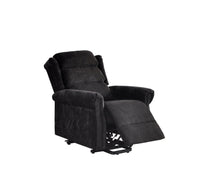 Kingsbury Black Fabric Rise & Recline Mobility Chair - Furniture Instore