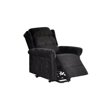 Kingsbury Black Fabric Rise & Recline Mobility Chair