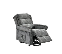 Kingsbury Light Grey Fabric Rise & Recline Mobility Chair - Furniture Instore