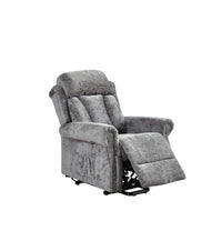 Hunson Grey Fabric Rise & Recline Mobility Chair - Furniture Instore