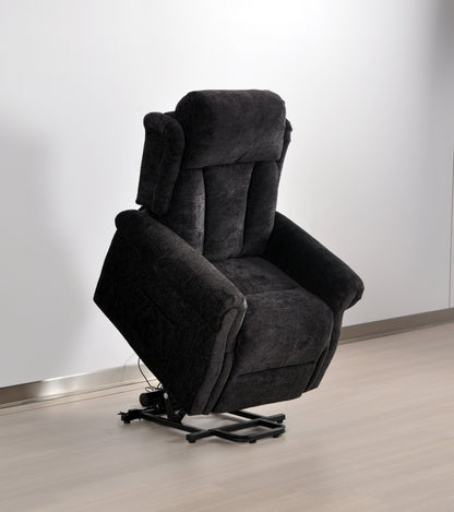 Hunson Black Fabric Rise & Recline Mobility Chair