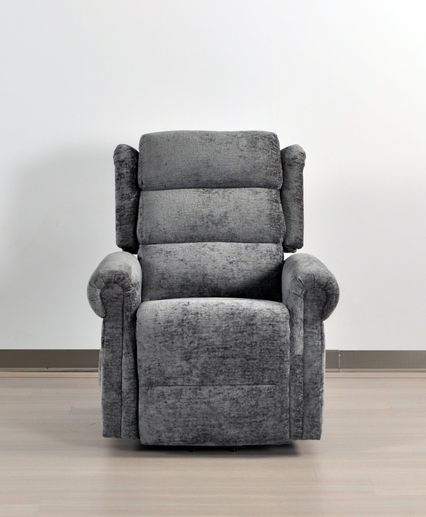 Kingsbury Light Grey Fabric Rise & Recline Mobility Chair