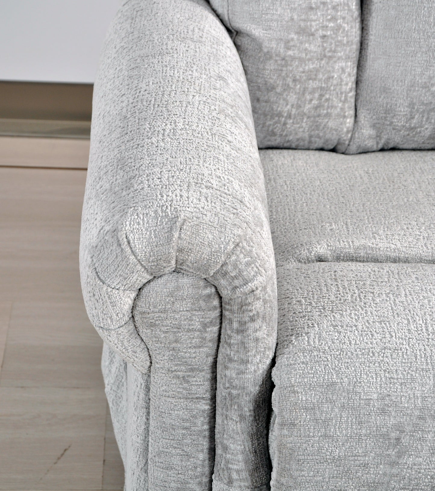 Hunson Light Grey Fabric Rise & Recline Mobility Chair