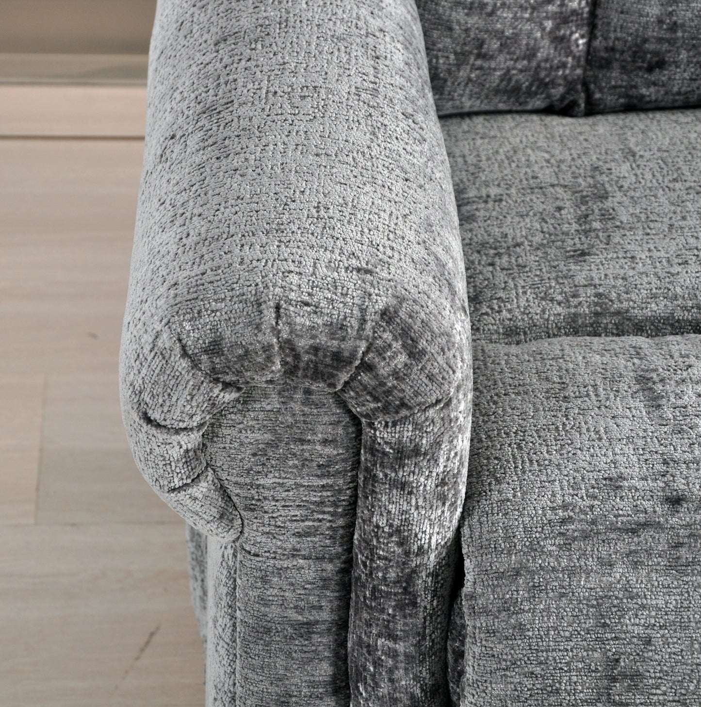 Hunson Grey Fabric Rise & Recline Mobility Chair